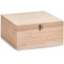 Zeller Lockable wooden box, 26 x 26 x 12.5 cm Zeller Lockable wooden box, 26 x 26 x 12.5 cm