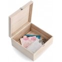 Zeller Lockable wooden box, 26 x 26 x 12.5 cm Zeller Lockable wooden box, 26 x 26 x 12.5 cm