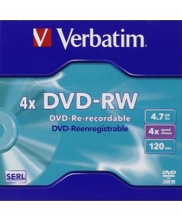 Verbatim DVD-RW Matt Silver 4x 4,7 GB 1 tk