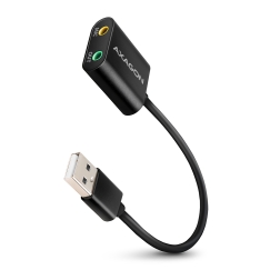 Axagon ADA-12 USB 2.0 Stereo Audio Mini-Adapter 15 cm Kabellänge - Kabel - Audio/Multimedia 2.0 канала