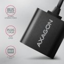 Axagon ADA-12 USB 2.0 Stereo Audio Mini-Adapter 15 cm Kabellänge - Kabel - Audio/Multimedia 2.0 kana Axagon ADA-12 USB 2.0 Stereo Audio Mini-Adapter 15 cm Kabellänge - Kabel - Audio/Multimedia 2.0 kana