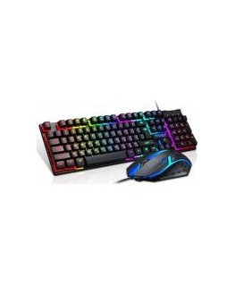 Extralink Gaming Set TF200 2in1 | Rinkinys klaviatra + pel | pašvietimas LED