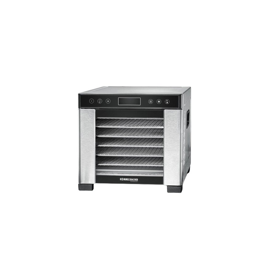 Rommelsbacher DA 650 elintarvikekuivain musta, Ruostumaton teräs 600 W