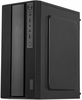 EUROCASE case MC MF-300B, Micro Tower, 1xUSB-C, 2xUSB 3.0, 2x audio, without power supply