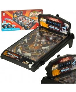 Ikonka Pinball flipper -kolikkopelipöytä valoilla ja musiikilla