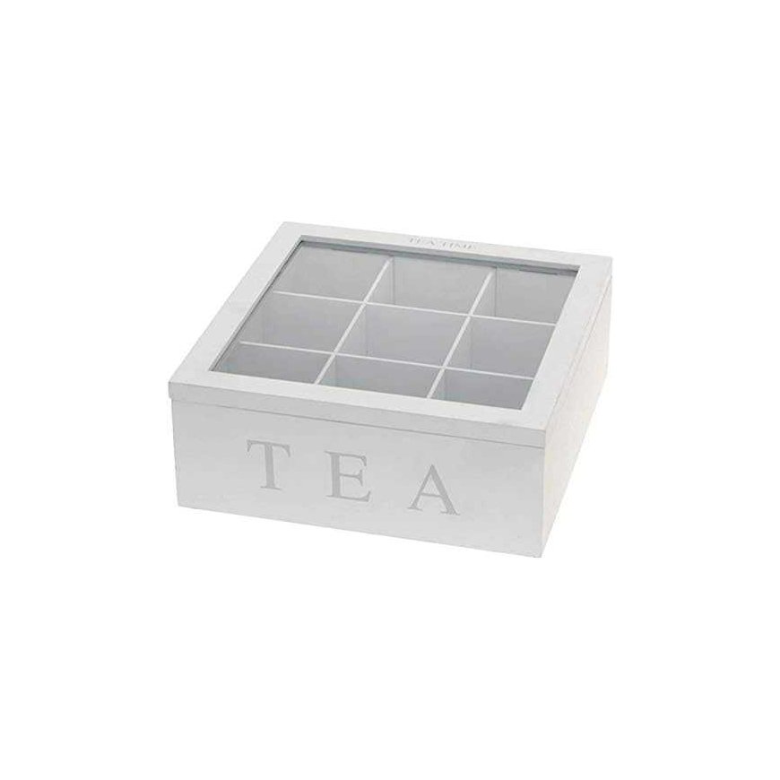 Excellent Houseware -teelaatikko 22x22x8,5 cm