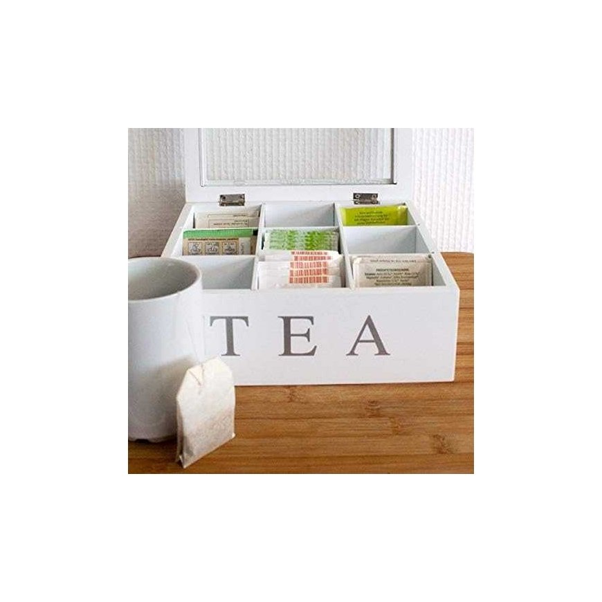 Excellent Houseware -teelaatikko 22x22x8,5 cm – 2