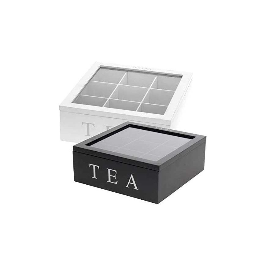Excellent Houseware Arbatos dėžutė 22x22x8,5 cm – 3