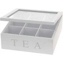 Excellent Houseware Tea box 22x22x8.5 cm Excellent Houseware Tea box 22x22x8.5 cm