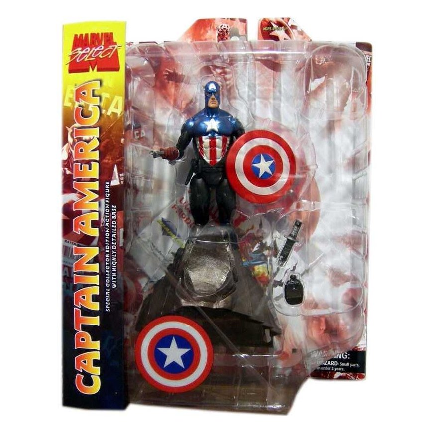 Diamond Select Marvel Select Kapteeni Amerikka -figuuri 18cm – 2