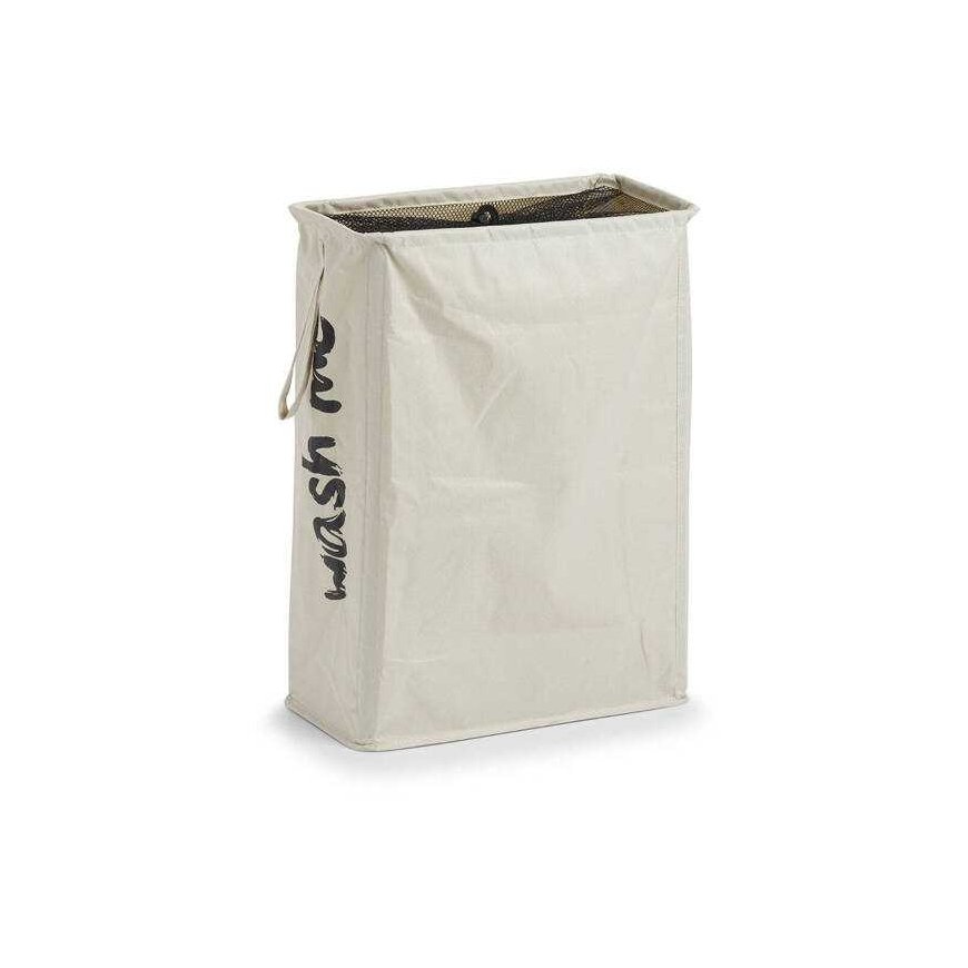 Zeller WASH ME fabric laundry basket, 20 x 40 x 56 cm