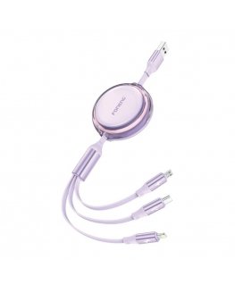 3in1 Foneng X113 1.1M Purple Cable