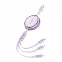 3in1 Foneng X113 1.1M Purple Cable 3in1 Foneng X113 1.1M Purple Cable