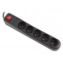 ARMAC A5/CZ/30 Armac Surge Protection ARC5 (5 sockets) 10A 3M black ARMAC A5/CZ/30 Armac Surge Protection ARC5 (5 sockets) 10A 3M black