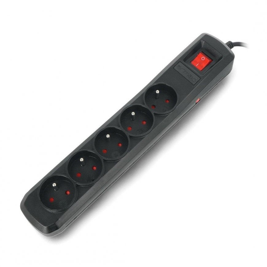 ARMAC A5/CZ/30 Armac Surge Protection ARC5 (5 sockets) 10A 3M black – 4