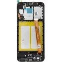 Samsung Galaxy A20e:n näyttö kehyksellä Samsung Galaxy A20e:n näyttö kehyksellä