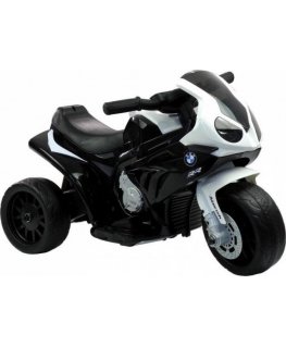 Lean Cars Three-Wheeled Electric Motorcycle for Kids L-Toys BMW S1000RR, Black