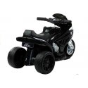 Lean Cars Trijų ratų elektrinis motociklas vaikams L-Toys BMW S1000RR, juodas