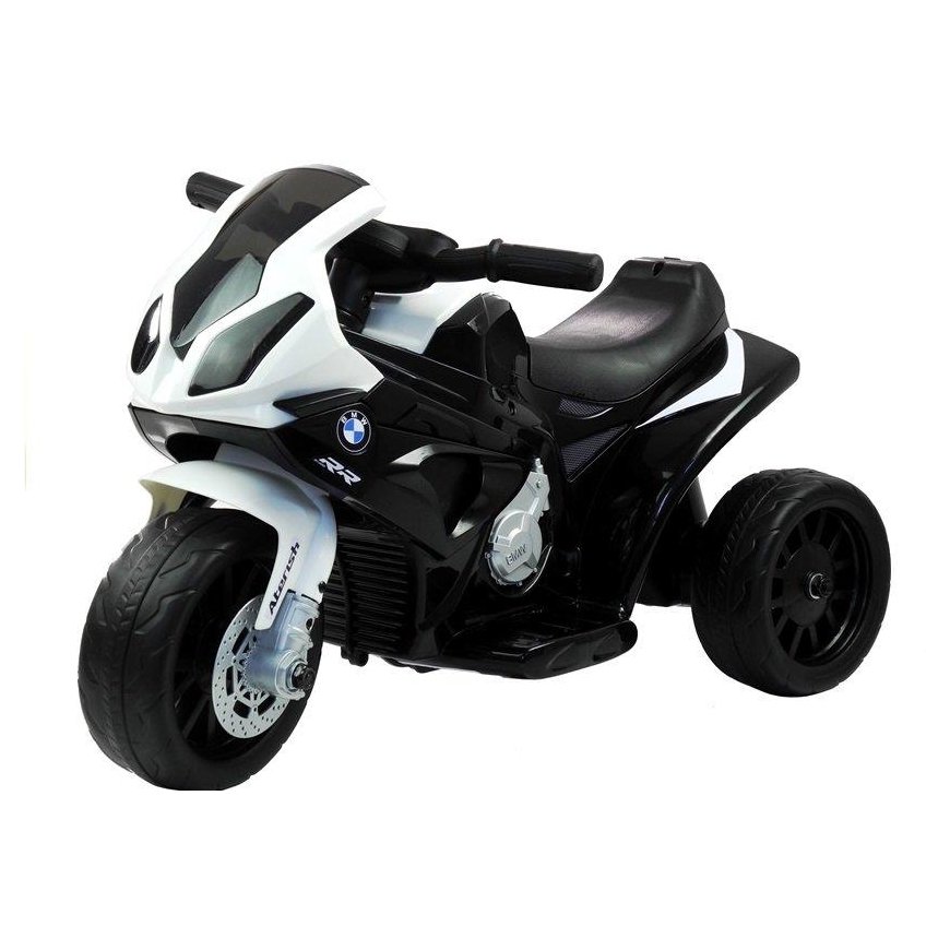 Lean Cars Trijų rattaan sähköinen moottoripyörä lapsille L-Toys BMW S1000RR, musta – 4