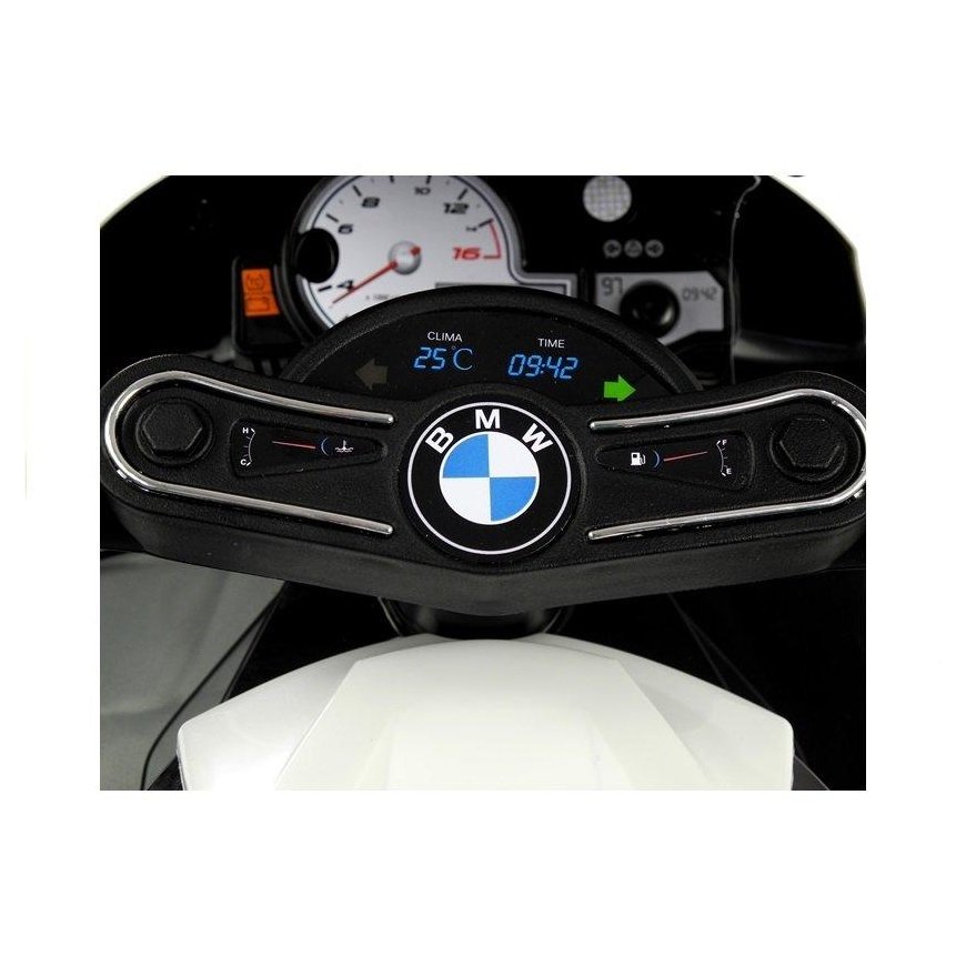 Lean Cars Trijų ratų elektrinis motociklas vaikams L-Toys BMW S1000RR, juodas – 5