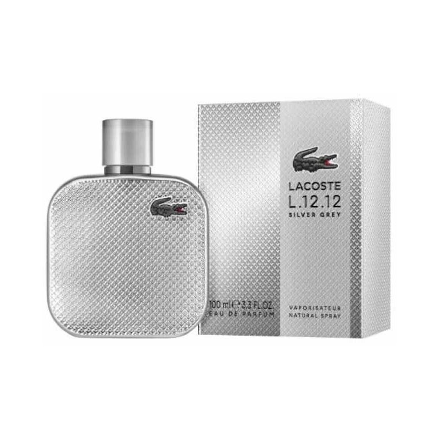 Lacoste L.12.12 Sidabrinis Pilkas Eau De Parfum Purškiklis, 100 ml – 2