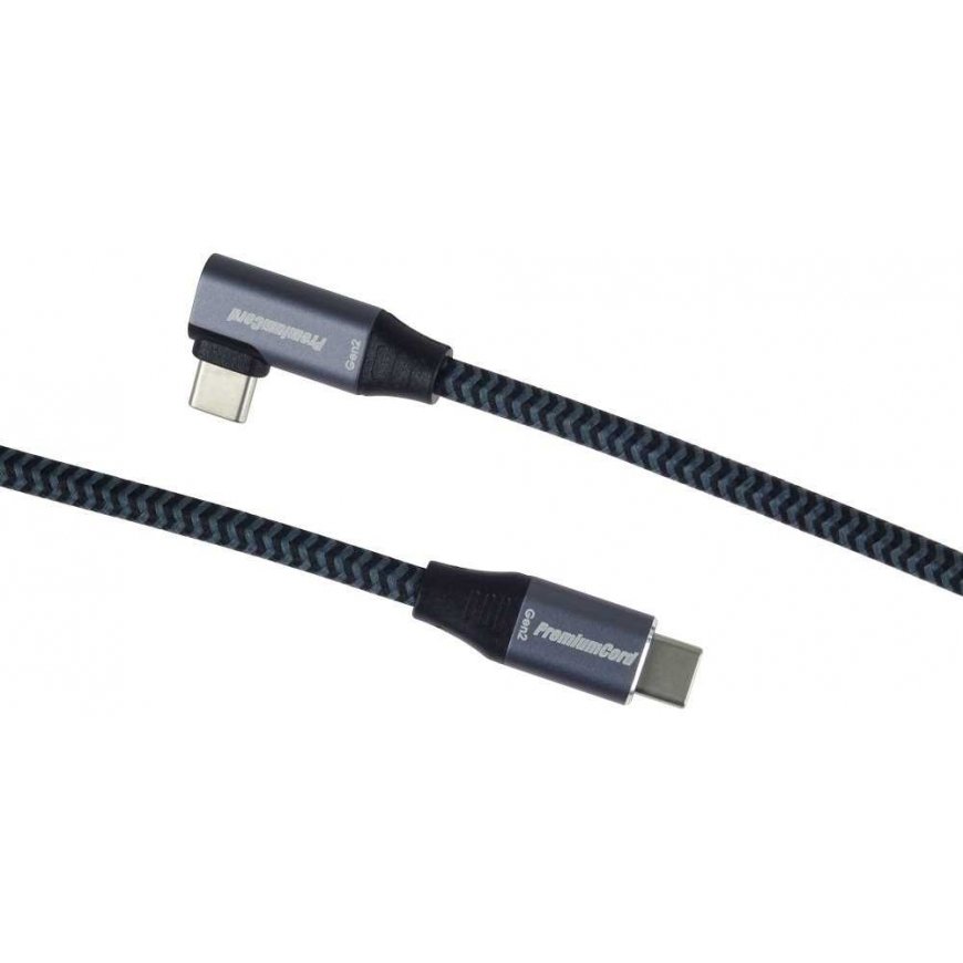 Kabelis USB PremiumCord USB-C - USB-C 1 m raudona-mėlyna (ku31cu1) – 4
