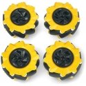 Mecanum-rattasarja, 80 mm, x4, musta/keltainen pyörillä, DFRobot FIT0654-1 Mecanum-rattasarja, 80 mm, x4, musta/keltainen pyörillä, DFRobot FIT0654-1