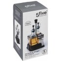 5five Simply Smart Spices for the Table: Olive Oil and Vinegar Bottles + Pepper Mill with Salt Shaker 5five Simply Smart Spices for the Table: Olive Oil and Vinegar Bottles + Pepper Mill with Salt Shaker