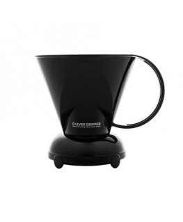 Clever Dripper - L 500ml Musta + 100 Suodattimia