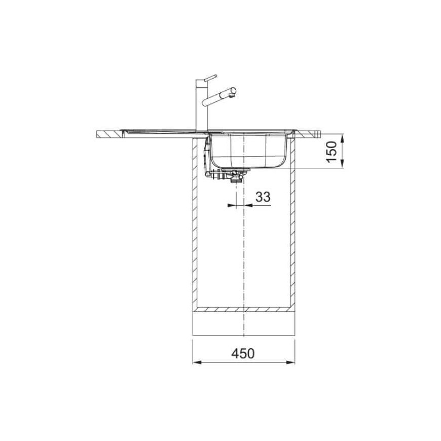 Franke Spark stainless steel sink, SKN 611-78/44 – 3