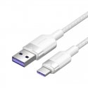 USB 2.0 A į USB-C 6A Vention CTOWF 1M laidas (baltas)
