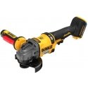akumuliatorinis kampinis šlifuoklis 125mm FlexVolt 54V DEWALT [DCG418SHDN-XJ]