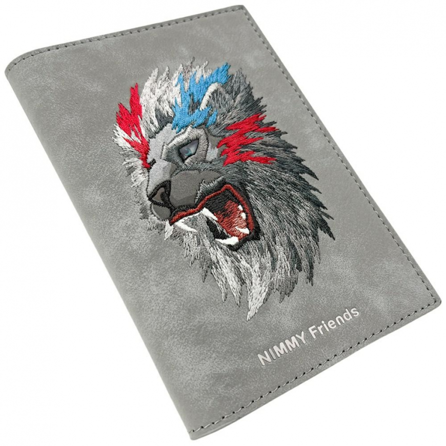 Passport case Nimmy wallet Raptor Lion gray – 5