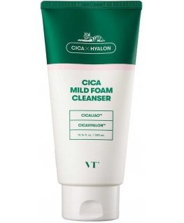 Vt Cosmetics Cica Mild Foam Valiklis - Valomosios veido putos - 300 ml