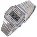 Laikrodis UNISEX CASIO Retro Vintage A168WA-8A + DĖŽUTĖ Laikrodis UNISEX CASIO Retro Vintage A168WA-8A + DĖŽUTĖ