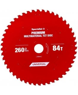 SPECIALIST+ cutting disc Multimaterial 260x84Tx30mm