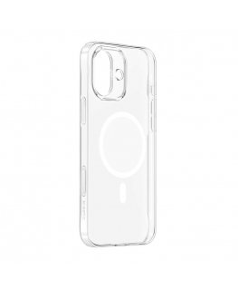 Baseus iP16 TouchButton Magneettinen Puhelinlaukku (läpinäkyvä)