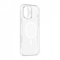 Baseus iP16 TouchButton magnetinė telefono dėklas (skaidrus)