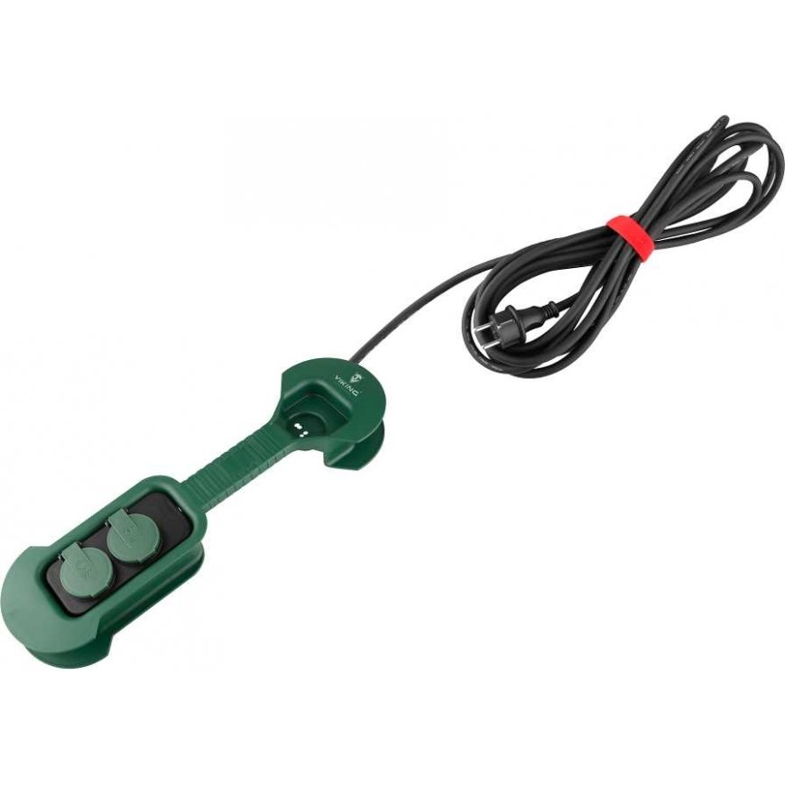 Viking tinklo prailginimo lizdas R280, 2x AC 230V, IP44, ilgis 8 m
