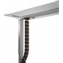 Cable holder, Gooseneck with magnetic holder, black/orange, 1285mm, adjustable height for tables, Powerton Cable holder, Gooseneck with magnetic holder, black/orange, 1285mm, adjustable height for tables, Powerton