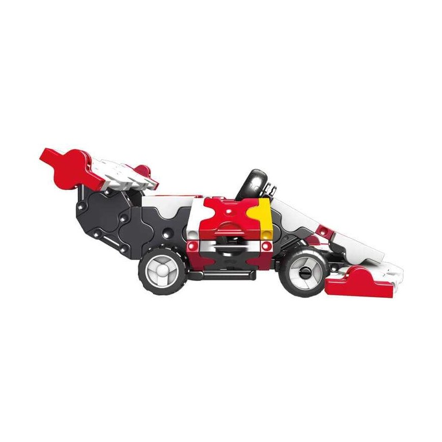 Konstruktorius LaQ „Hamacron Constructor Flame Red” / 117 detalių – 4