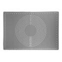 SILICONE TABLE 60 * 40cm KITCHEN MAT GRAY BRUNBESTE BB-1511