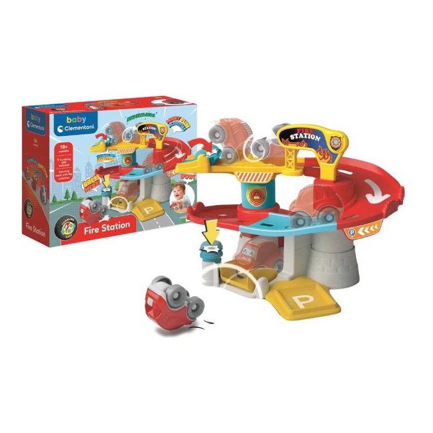 Clementoni Toys CLE Fire Truck and Stunt Cars 17578
