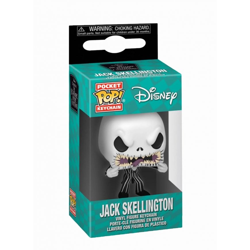 Funko Pocket POP - Avainpidike Disney Painajainen ennen joulua Jack Pelottava kasvot – 2