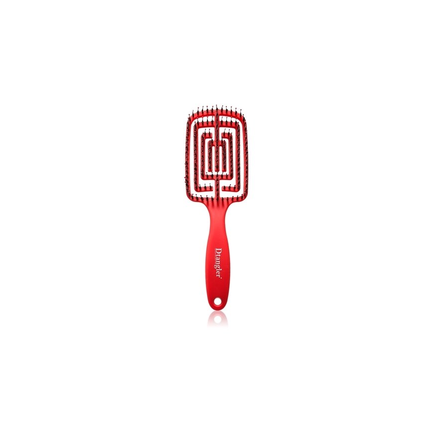 Dtangler Dry Blow GLOW AND GO Red Scarlett Hair Brush