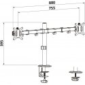 BRATECK MONITOR MOUNT STAND LDT66-C024 BRATECK BRATECK MONITOR MOUNT STAND LDT66-C024 BRATECK
