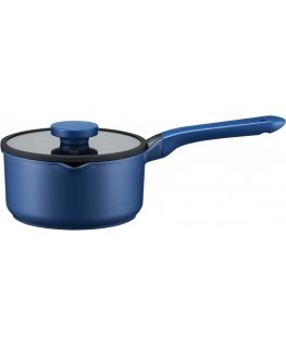Florina Pot with Qualum Ceramic Cobalt Coating 18 cm AMBITION