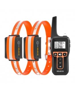 Rojeco PD5291000m Koirankoulutuskaulapanta kahdella kaulapannalla