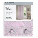 AmeliaHome CURT / AH / VELVET / SILVERLEAVES / POWDER Pink / 140X245 AmeliaHome CURT / AH / VELVET / SILVERLEAVES / POWDER Pink / 140X245