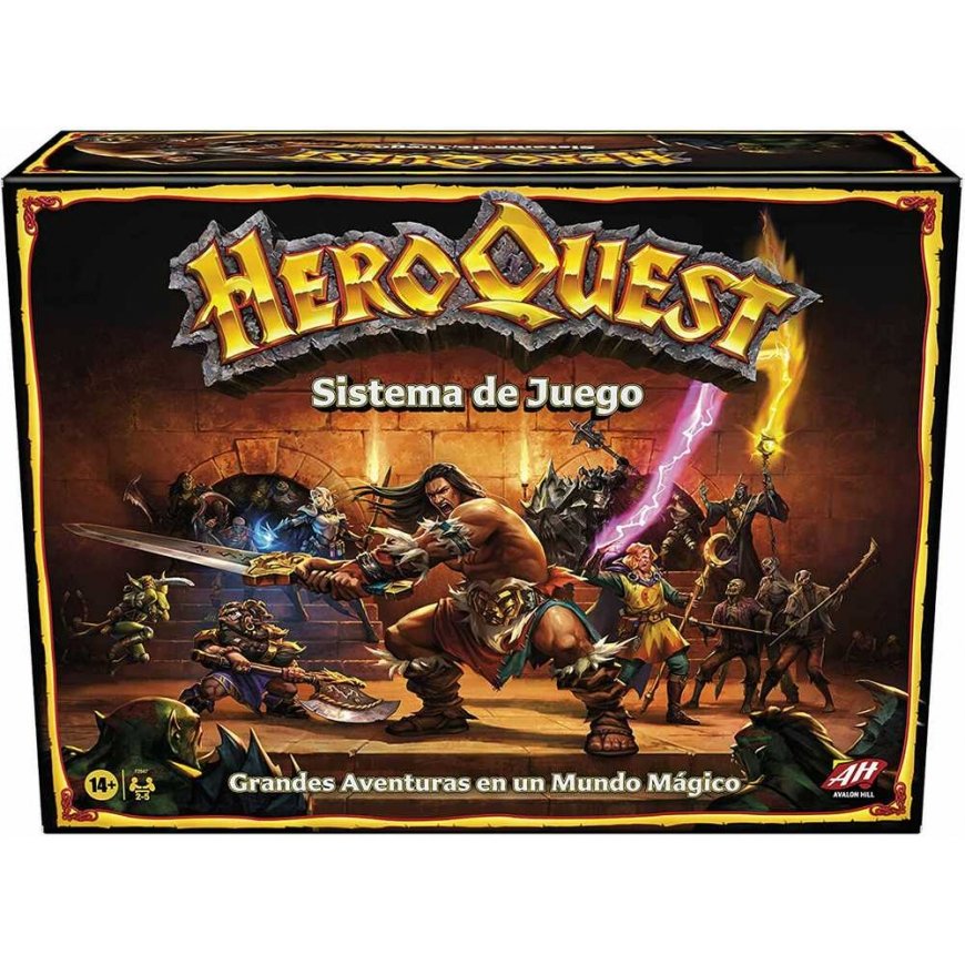 Hasbro Spanish Avalon Hill Dungeon Adventures HeroQuest board game – 2